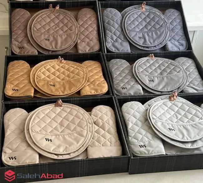 فروش عمده ست آشپزخانه پارچه ای 11 پارچه WS