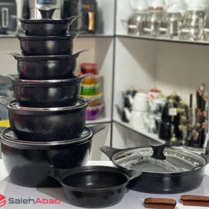 فروش عمده ست قابلمه گرانیتی 18 پارچه DIG CHEF