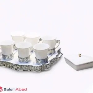 فروش عمده ست چای خوری پایه فلزی 6 نفره