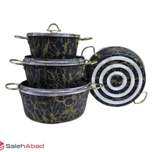 فروش عمده ست قابلمه 7 پارچه ماربل آوینا
