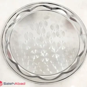 فروش عمده سینی استیل گرد 32 سانتی