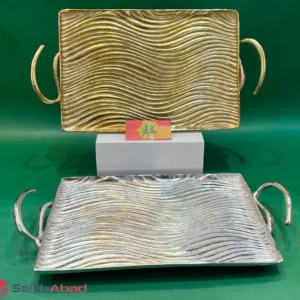 فروش عمده سینی آلومینیومی طرح موج دار