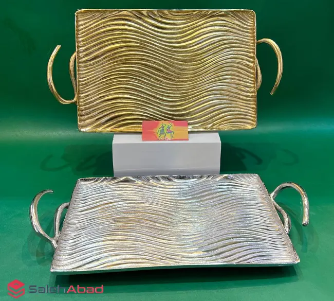 فروش عمده سینی آلومینیومی طرح موج دار