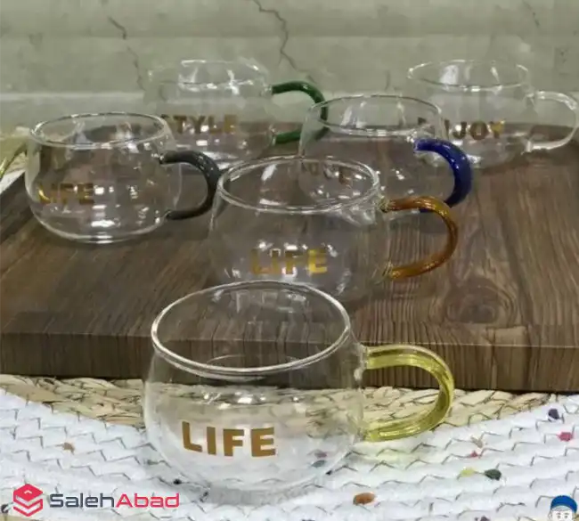 فروش عمده فنجان قهوه پیرکس تپل LIFE