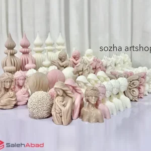فروش عمده شمع دکوراتیو تندیس سوژا