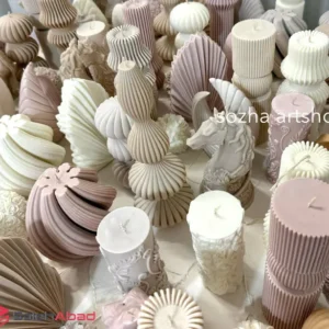 فروش عمده شمع دکوری مدل شیاردار سوژا