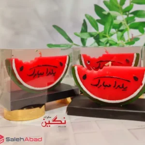 فروش عمده شمع قاچ هندوانه یلدا مبارک