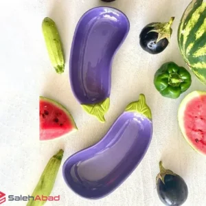 فروش عمده ظرف سرامیکی طرح بادمجان BENIKO