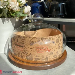 فروش عمده ظرف کاپ کیک پایه چوبی آکاسیا