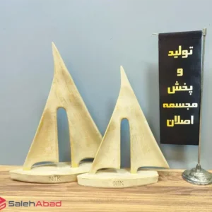 فروش عمده مجسمه طرح قایق پلی استر
