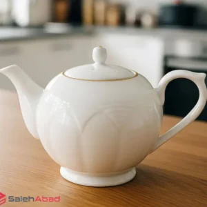 فروش عمده قوری چینی سفید خورشیدی مقصود