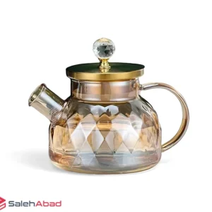 فروش عمده قوری پیرکس الماسی شامپاینی