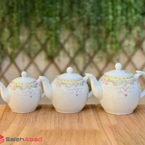 فروش عمده قوری چینی سحر مدل درسا طرح رونیا