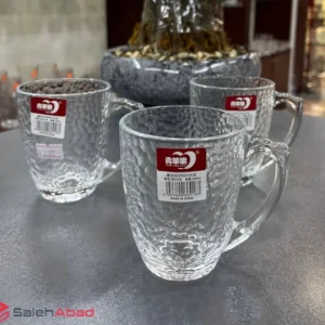 فروش عمده ماگ شیشه ای طرح دیاموند DELI