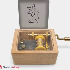 فروش عمده موزیک باکس چوبی موتور طلایی