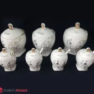 فروش عمده پاسماوری 7 پارچه چینی قاشق دار