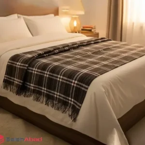 فروش عمده پتو مسافرتی چهارخونه دو سایز