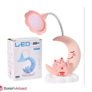 فروش عمده چراغ خواب کودک طرح ماه و گربه