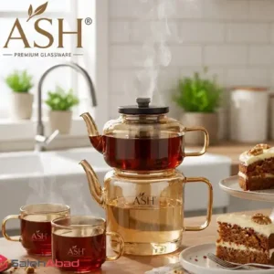 فروش عمده کتری و قوری پیرکس شعله مستقیم ASH