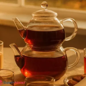 فروش عمده ست کتری قوری روهمی پیرکس