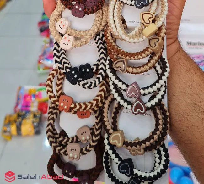 فروش عمده کش مو قیطانی جفتی فانتزی