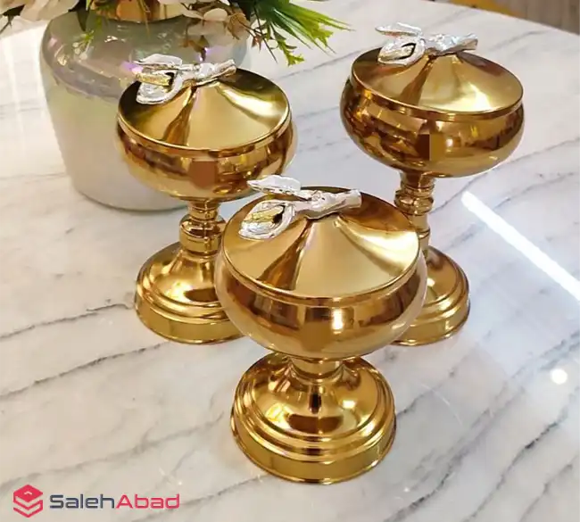 فروش عمده کندی باکس فلزی لیلیوم 3 تایی