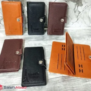 فروش عمده کیف پول مردانه چرمی مگنتی