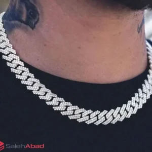 فروش عمده گردنبند مردانه کارتیر نگینی