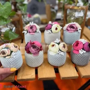 فروش عمده گلدان زنبوری گل پیونی مصنوعی