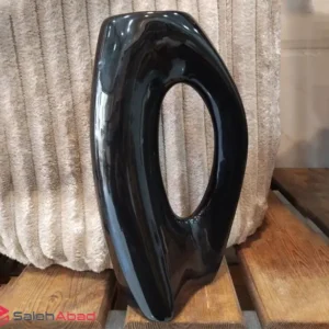 فروش عمده گلدان سرامیکی توخالی مشکی