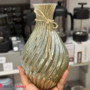 فروش عمده گلدان شیشه ای خمره ای لوچیا