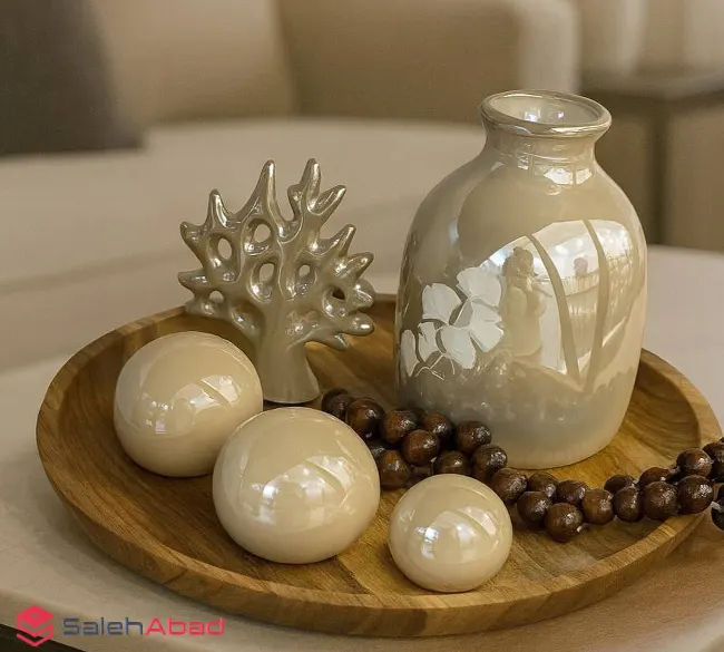 فروش عمده گوی دکوراتیو سرامیکی 3 سایز