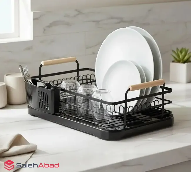 فروش عمده آبچکان فلزی رومیزی دسته چوبی