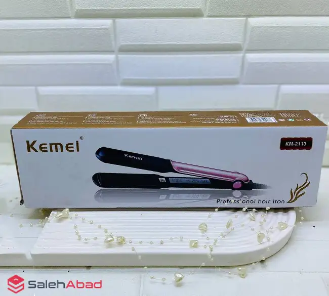 فروش عمده اتو مو حرفه ای کیمی مدل KM-2113