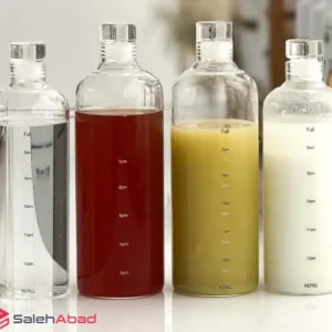 فروش عمده بطری آب شیشه ای مدرج