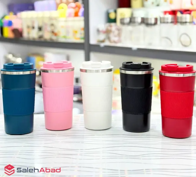 فروش عمده تراول ماگ دور سیلیکونی رنگی