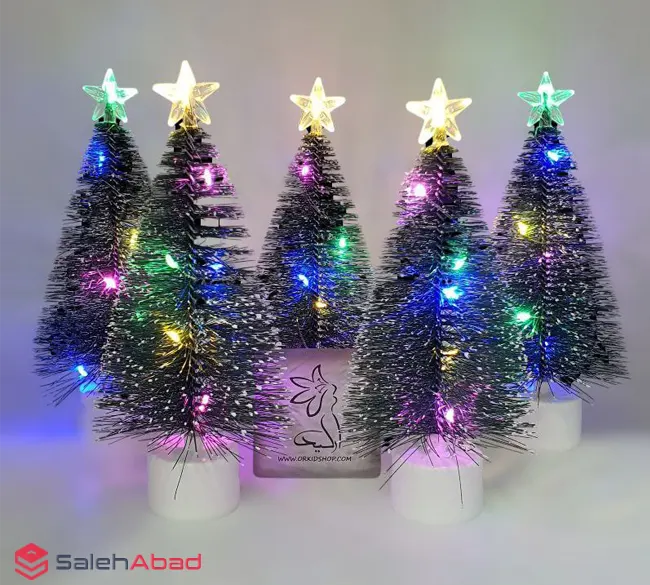 فروش عمده درخت کریسمس تزئینی چراغدار