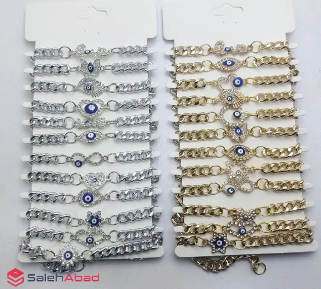 فروش عمده دستبند زنانه کارتیر چشم نظر