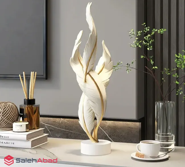 فروش عمده مجسمه پلی استر طرح پر