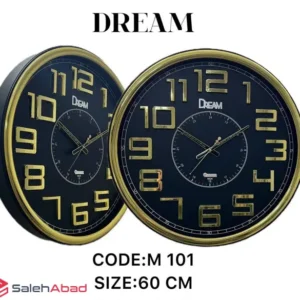 فروش عمده ساعت دیواری فلزی دریم مدل M101