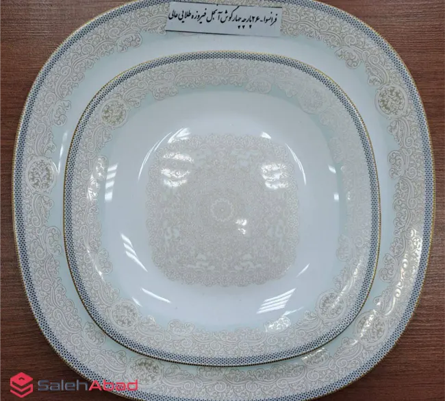 فروش عمده سرویس آرکوپال 26 پارچه آنجل فیروزه ای