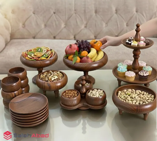 فروش عمده سرویس پذیرایی گرد چوب گردو