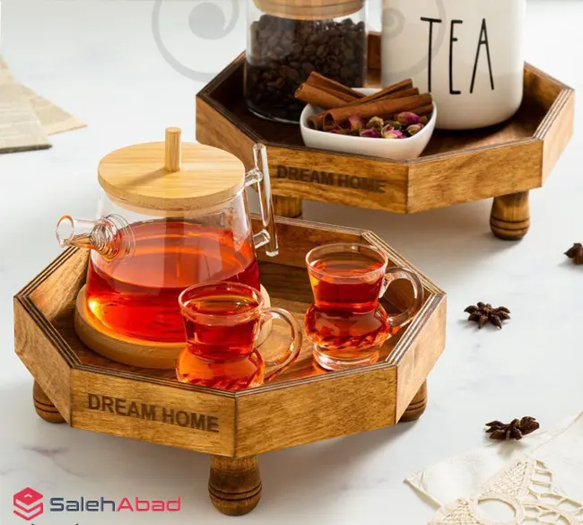 فروش عمده رایزر چوبی 8 ضلعی 2 سایز