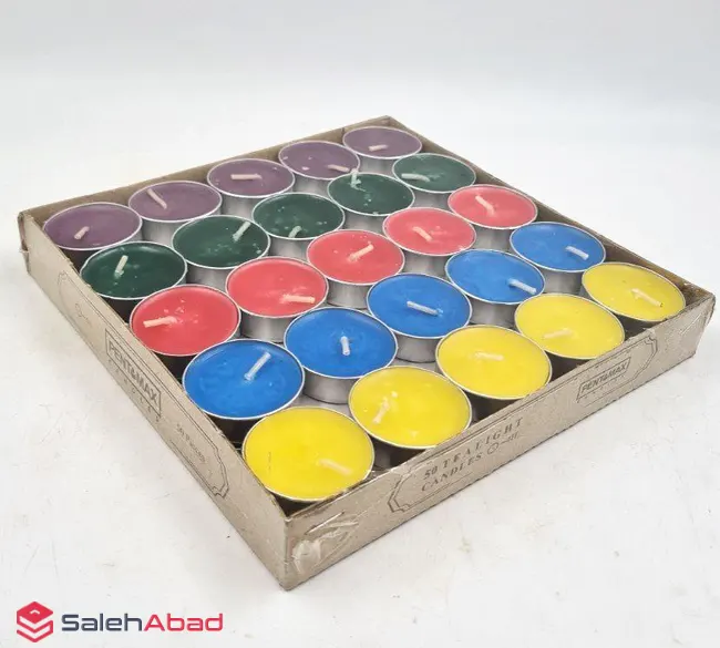 فروش عمده شمع وارمر 50 عددی مدل COLORFUL