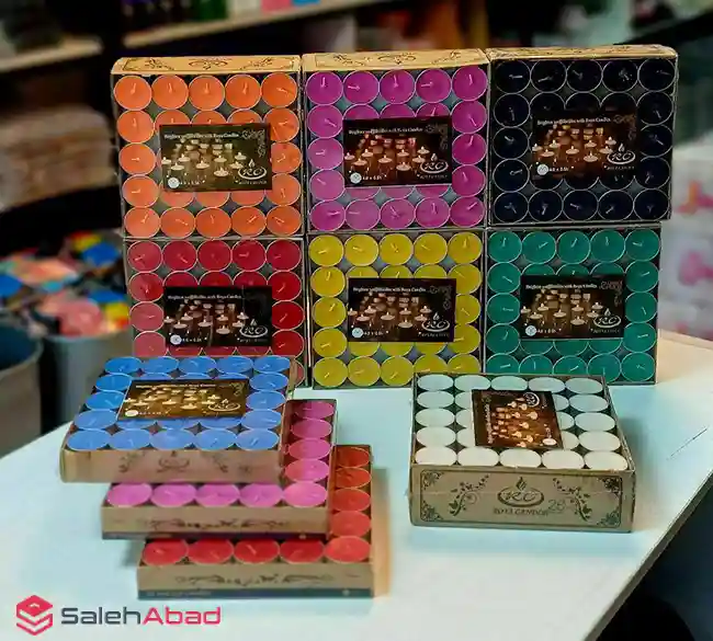 فروش عمده شمع وارمر گرد 50 عددی