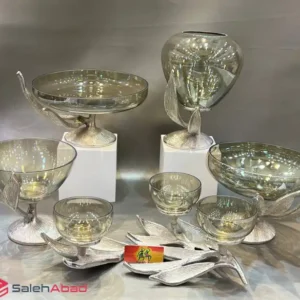 فروش عمده ست پذیرایی شیشه ای آلومینیوم