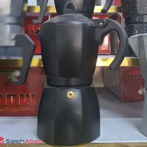 فروش عمده قهوه جوش استیل مشکی 6 کاپ