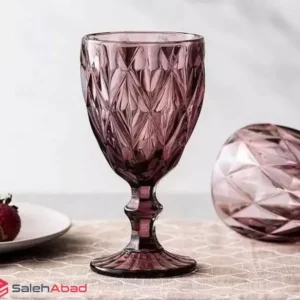 فروش عمده لیوان شربت خوری پایه دار لوزی