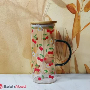 فروش عمده ماگ اسموتی درب چوبی آلبالو