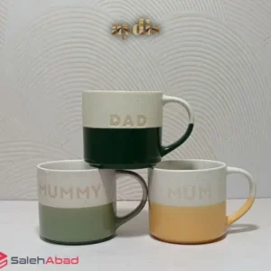 فروش عمده ماگ سرامیکی طرح MOM و DAD